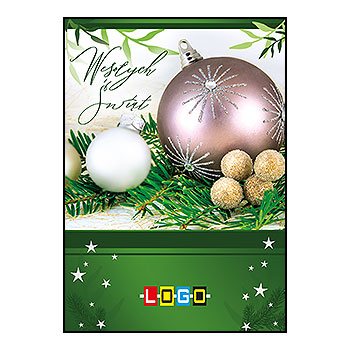 Wzór BZ1-062 - Karnety świąteczne z LOGO firmy
