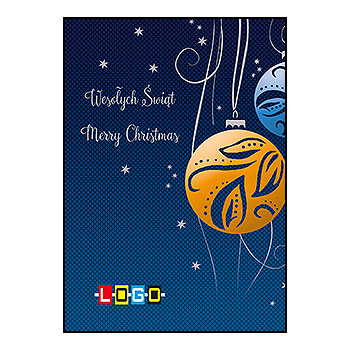 Wzór BZ1-107 - Karnety świąteczne z LOGO firmy