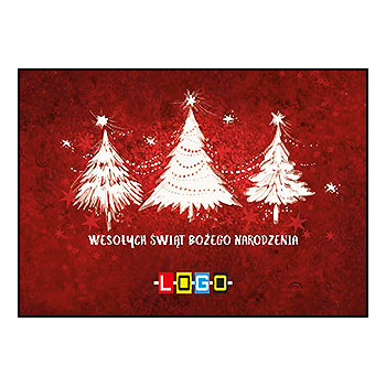 Wzór BZ1-117 - Karnety świąteczne z LOGO firmy