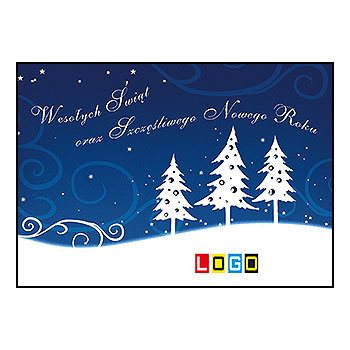 Wzór BZ1-238 - Karnety świąteczne z LOGO firmy