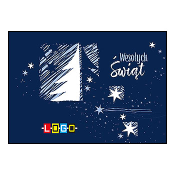 Wzór BZ1-353 - Karnety świąteczne z LOGO firmy