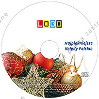 CD-KARNET - Kartki dla firm z kolędami- BK-004 płyta z kolędami