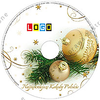 CD-KARNET - Kartki dla firm z kolędami- BK-330 płyta z kolędami