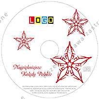 CD-KARNET - Kartki dla firm z kolędami- BK-368 płyta z kolędami