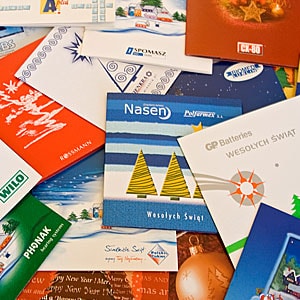 Realizacja: Karnety świąteczne z logo klientów