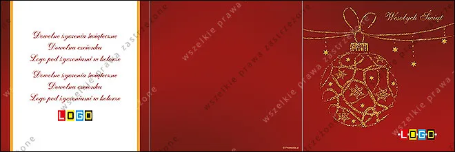 CD-karnet z kolędami BK-001 z LOGO firmy — trzy części karnetu