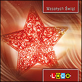 Filigranowa gwiazda – kartka BK-364
