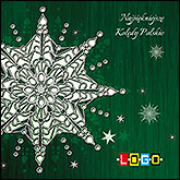 Koronkowa śnieżynka – kartka BK-367