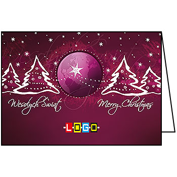 Wzór BN1-308 - Karnety świąteczne z LOGO firmy