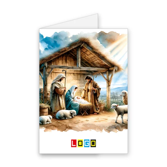 Sielankowa szopka BN1-457 — okładka, motyw szopka i betlejem