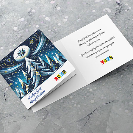 Zimowa Noc BN2-417 – zdjęcie kartki Zimowa Noc BN2-417 – zdjęcie kartki