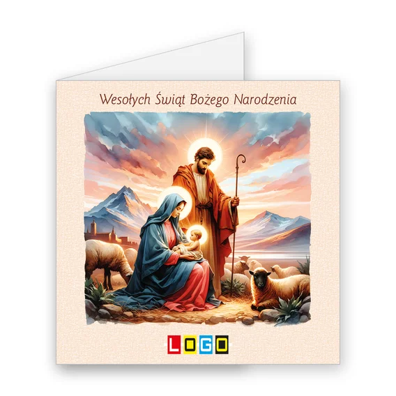 Spokojne Narodzenie BN2-432 — okładka, motyw szopka i betlejem