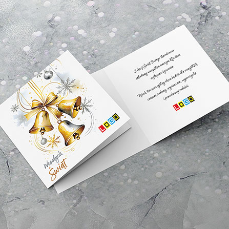 Świąteczne dzwonki BN2-515 – zdjęcie kartki Świąteczne dzwonki BN2-515 – zdjęcie kartki