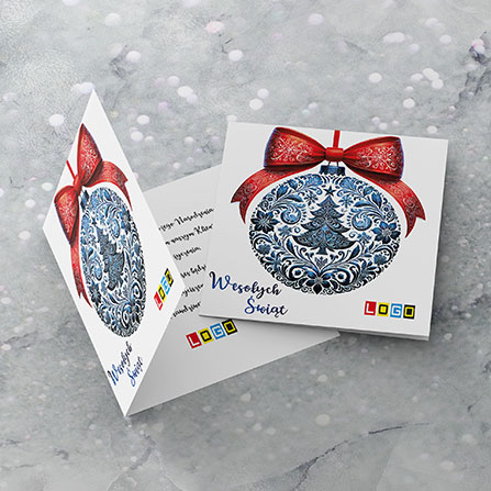 Zimowy Ornament BN2-520 – zdjęcie kartki Zimowy Ornament BN2-520 – zdjęcie kartki