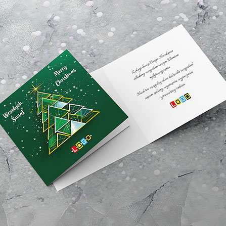 Geometryczna choinka BN2-559 – zdjęcie kartki Geometryczna choinka BN2-559 – zdjęcie kartki