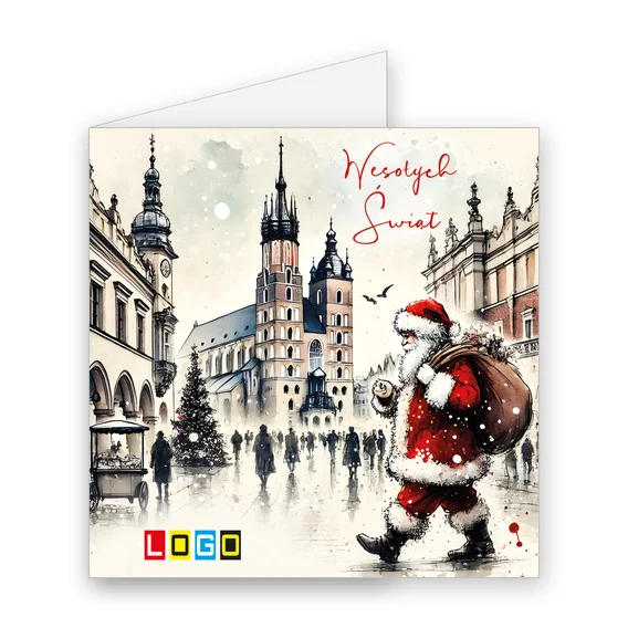 Mikołaj wędrujący BN2-573 — okładka, motyw mikołaj