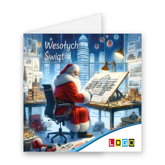 Mikołaj w mieście BN2-663 — okładka, motyw mikołaj