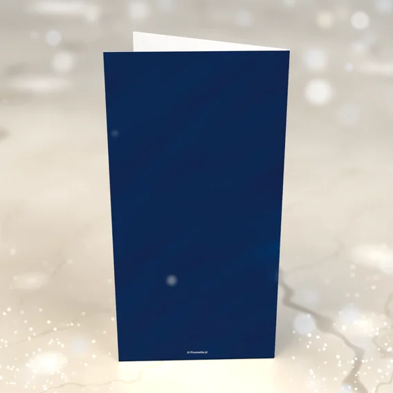 Nowoczesna choinka BN3-019 — tył kartki, motyw choinka Nowoczesna choinka BN3-019 — tył kartki, motyw choinka
