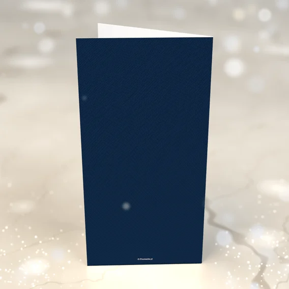 Zimowy zachwyt BN3-105 — tył kartki, motyw choinka Zimowy zachwyt BN3-105 — tył kartki, motyw choinka