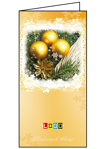 Wzór BN3-297 - Karnety świąteczne z LOGO firmy