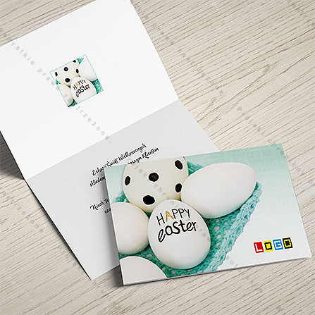 Pisanki w kropki Happy Easter WN1-149 – zdjęcie kartki Pisanki w kropki Happy Easter WN1-149 – zdjęcie kartki