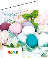 Jajka wśród hortensji – kartka WN2-150